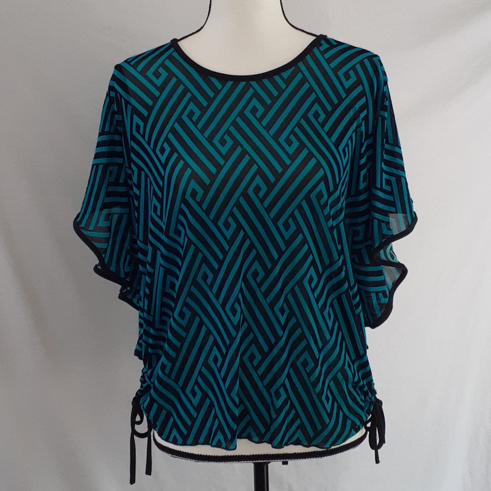 🟢 SALE Arianna by Howard’s Sheer Blouse - Size OS